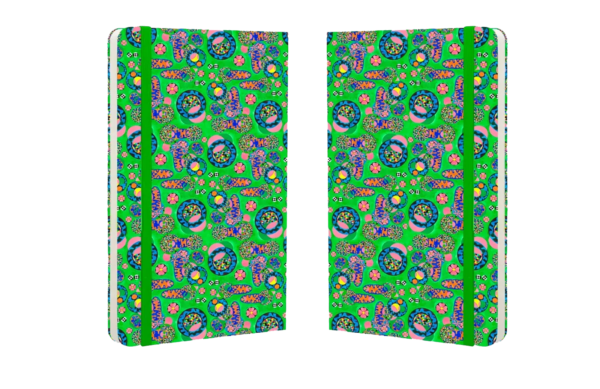 Caderno Estampa Azul
